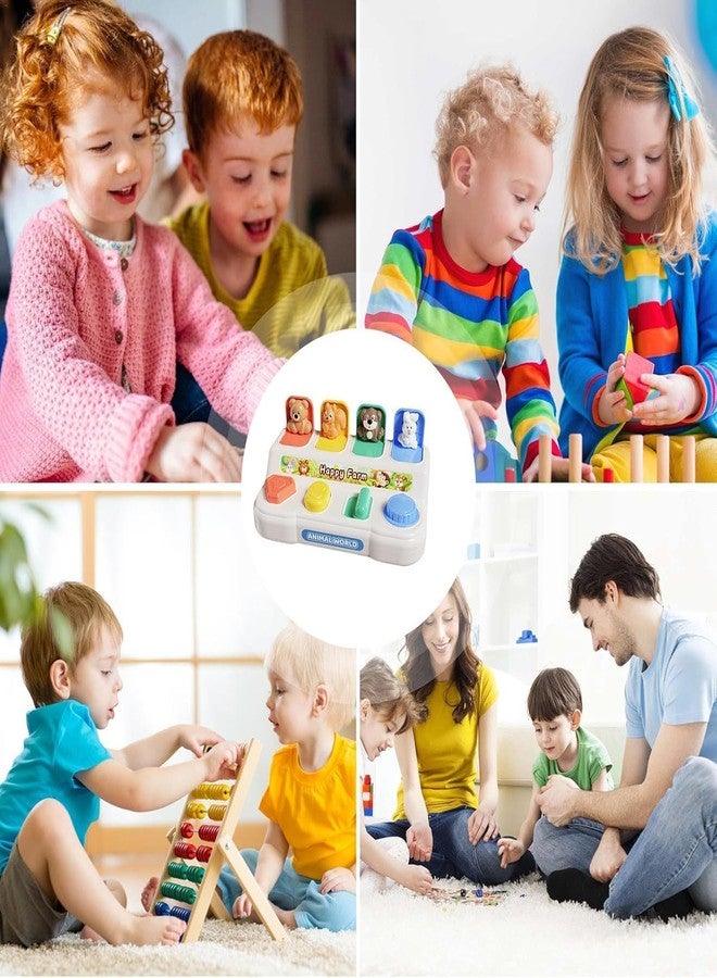 BeFunky Baby Pop Up Toy- Colorful Cause and Effect Toys for Babies 9 Months Montessori Toy Toddler Infant Toys Sensory Interactive for Early Learning Development (Farm Animals) - Image 5